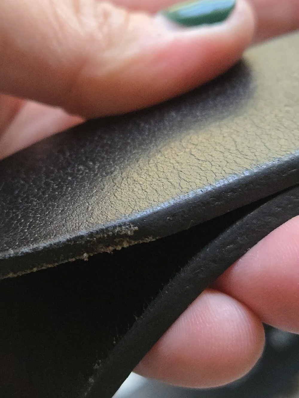 Fossil Men's Leather Belts - Black and Brown, SIZE 32
